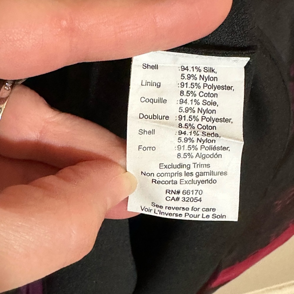 Anthropologie Niki Mahajan Lined Silk Patchwork Lace Multicolor Midi Dress S- 8 - Picture 16 of 16